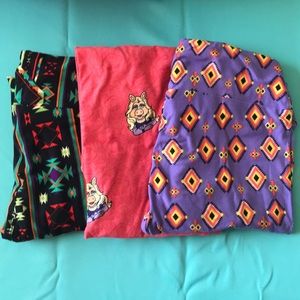 NWOT! Lula Roe Leggings OS Set#13